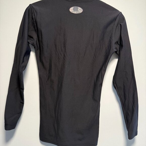 ColdGear® Mock Neck Long Sleeve Small Black - Picture 4 of 5